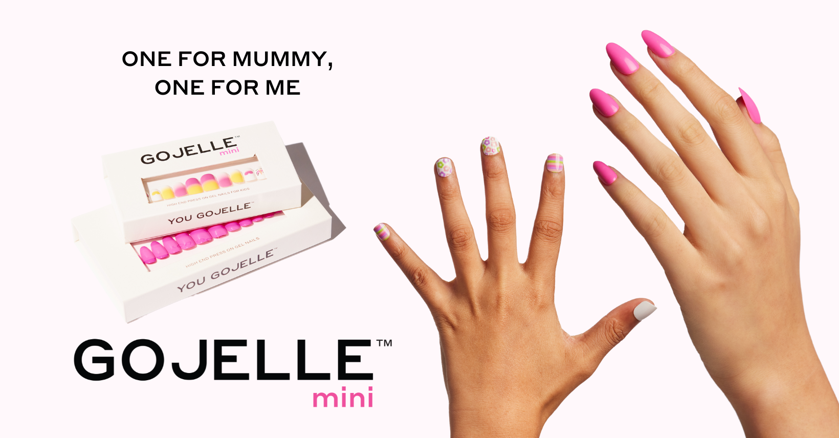 Gojelle Minis: The Perfect Pre-Adhered Press Ons for You and Your Little Ones!