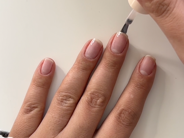How to cap the free edge on long and short nails