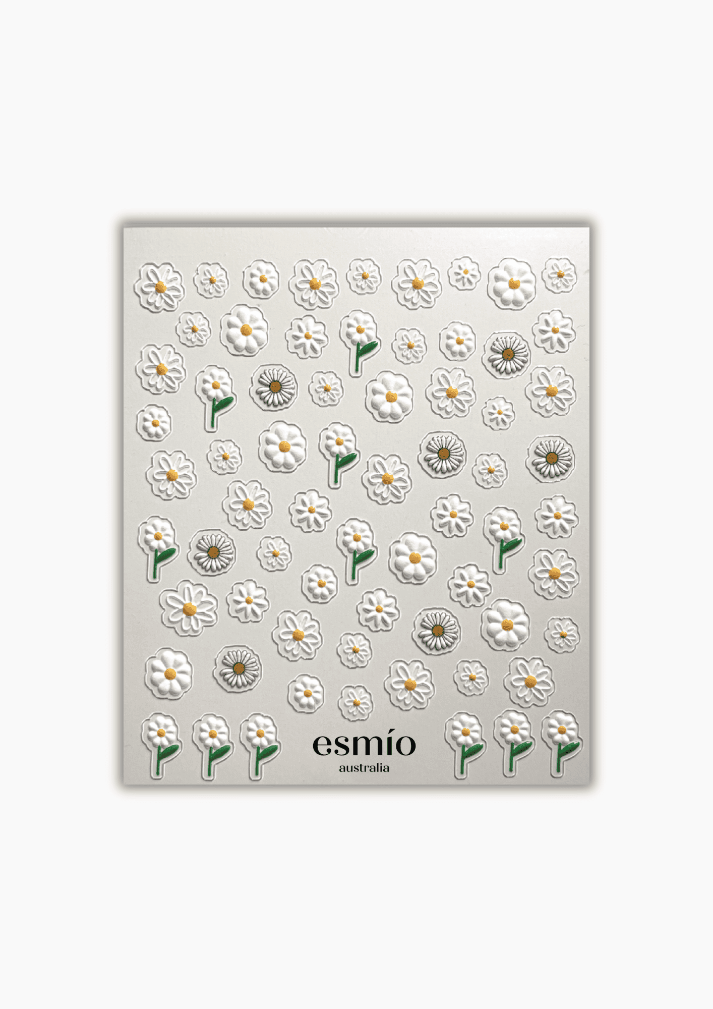 Chrysanthemum Textured Nail Art Stickers